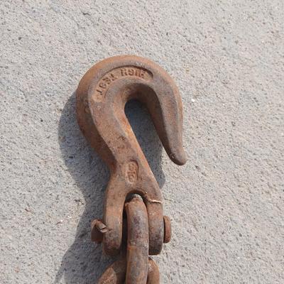 Tow Chain & Load Binder Lot – 2 Chains + Lever Binder