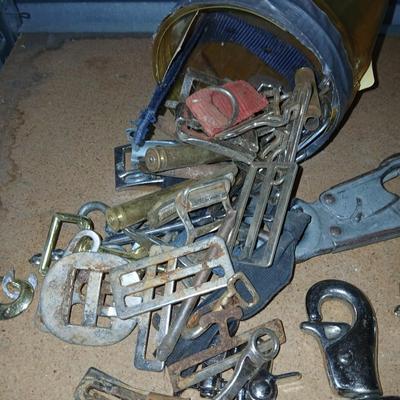 Lot of Clips, Snaps, Hardware & Tools – Swivels, Buckles, Fasteners & More