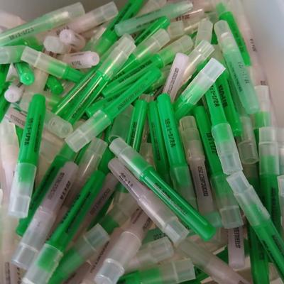 Grooming & Veterinary Supply Lot – Clippers, Syringes, Slide Boxes & More