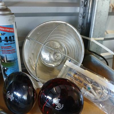 Farm & Animal Care Lot – Clippers, Syringes, Heat Lamps, Rodent Control & More