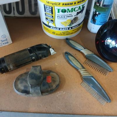 Farm & Animal Care Lot – Clippers, Syringes, Heat Lamps, Rodent Control & More