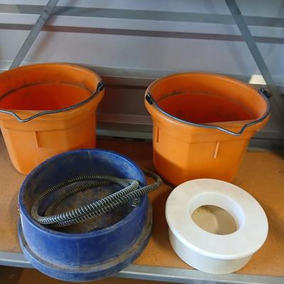 Livestock Watering & Bucket Lot – Heated Bowl, Water Hole, & Feed Buckets
