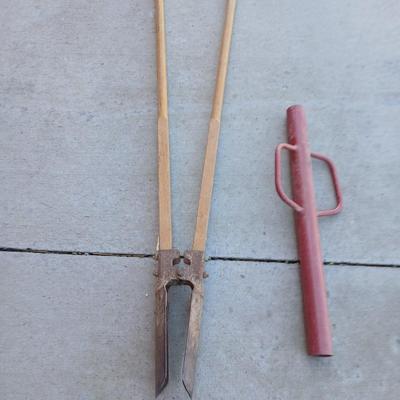 Post Hole Digger & Manual T-Post Driver