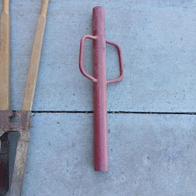 Post Hole Digger & Manual T-Post Driver