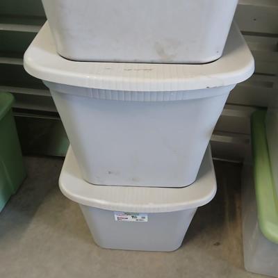 Storage Totes with Lids