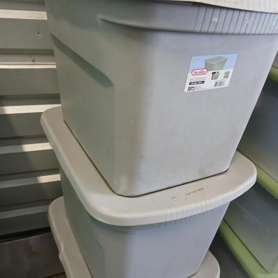 Storage Totes with Lids