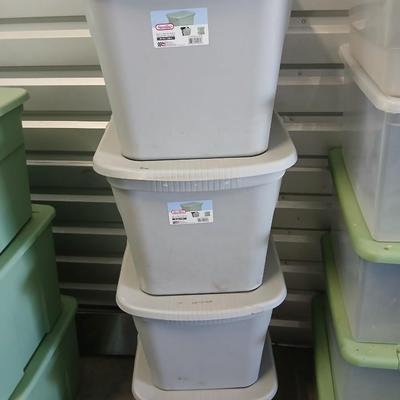 Storage Totes with Lids