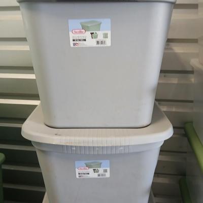 Storage Totes with Lids