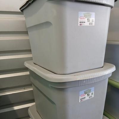 Storage Totes with Lids