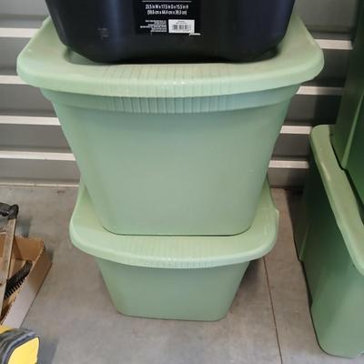 Storage Totes with Lids