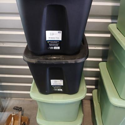 Storage Totes with Lids
