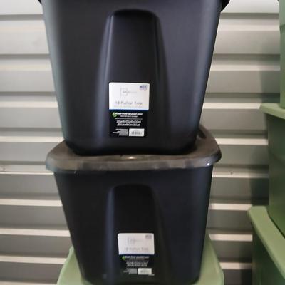 Storage Totes with Lids