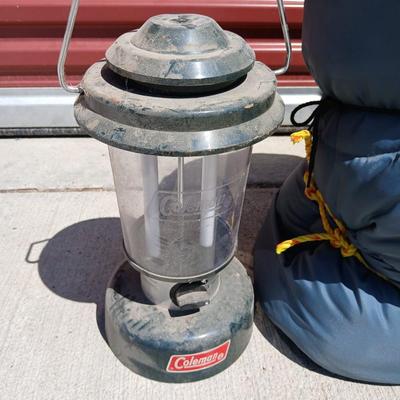 Coleman Camping Gear Lot – Lanterns & Sleeping Bag