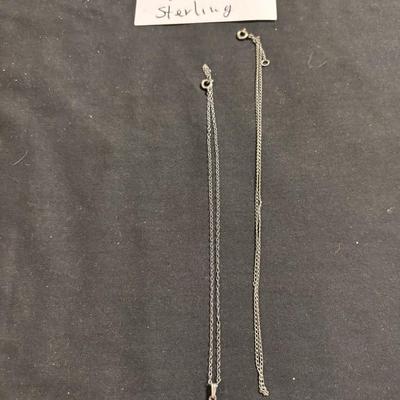 Sterling Silver Necklace Lot