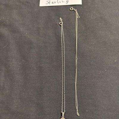 Sterling Silver Necklace Lot