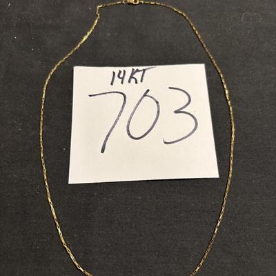 14kt Neclace