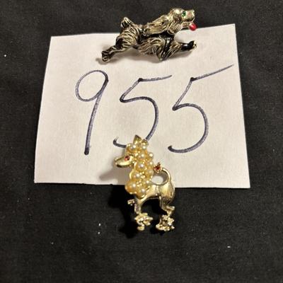 Dog Brooch