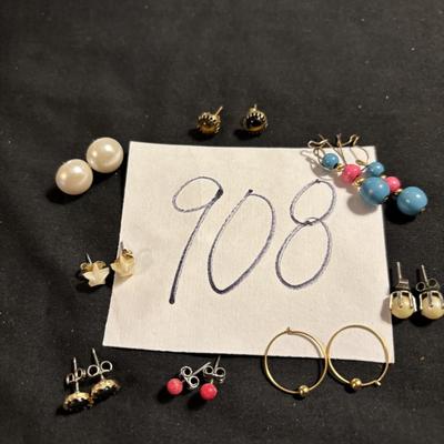 Pierced Earring Lot