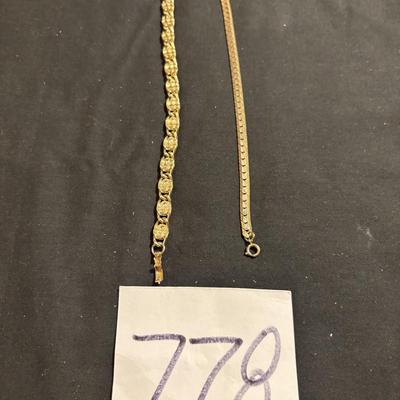 Gold Tone Bracelets