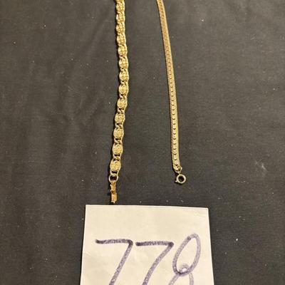 Gold Tone Bracelets