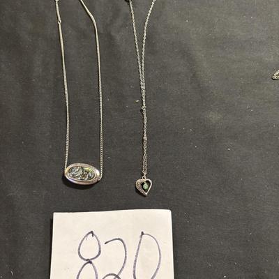 Silver Tone Necklace Lot