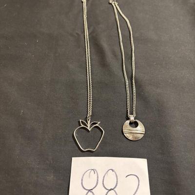 Silver Tone Necklace Lot