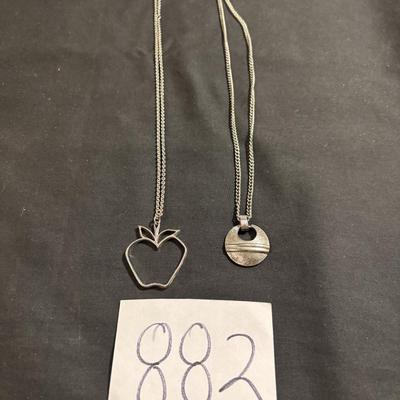 Silver Tone Necklace Lot