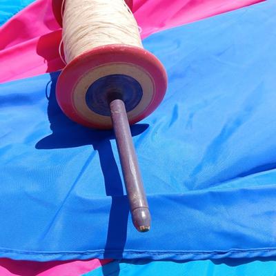 Nice Catch the Wind Nylon Sport Kite with Spool & Storage Sleeve