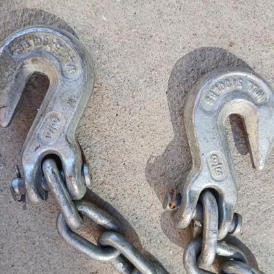 2 Come-Along's with Chain & Hooks