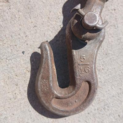 Two Heavy-Duty Tow/Log Chains with Hooks
