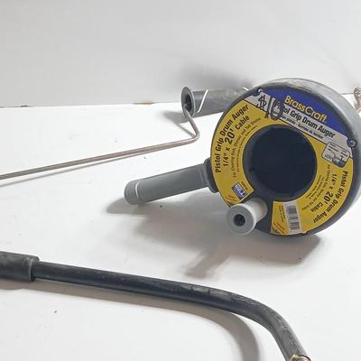 BrassCraft Pistol Grip Drum Auger – 1/4" x 20 Ft. Cable