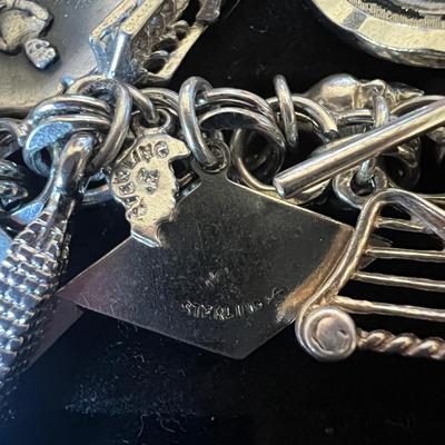 Sterling Silver Charm Bracelet