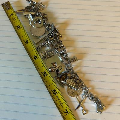Sterling Silver Charm Bracelet