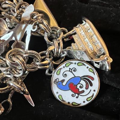 Sterling Silver Charm Bracelet