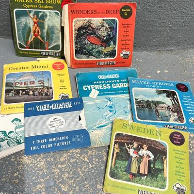 2 Vintage Sawyers View Master Lot w Slides