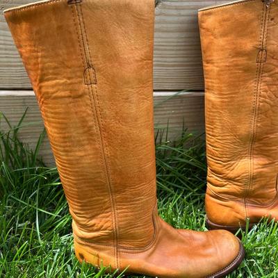 Leather Vintage Frye Boots Women's Size 9