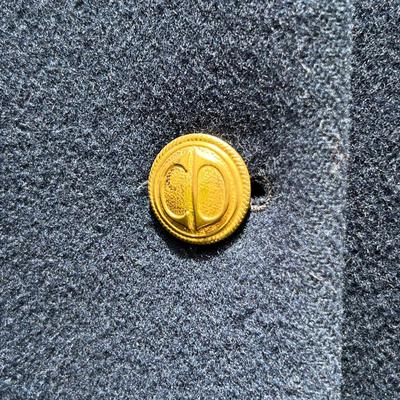 Christian Dior Navy Blue Wool Coat Vintage Size 14