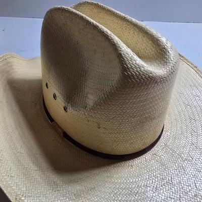 Trio of Straw Cowboy Hats – Western Ranch Style