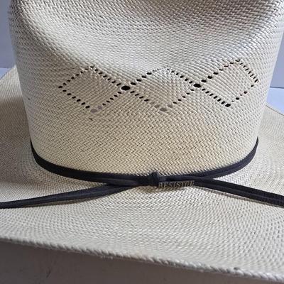 Trio of Straw Cowboy Hats – Western Ranch Style