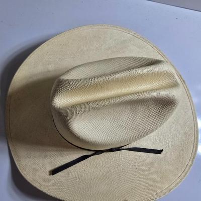 Trio of Straw Cowboy Hats – Western Ranch Style