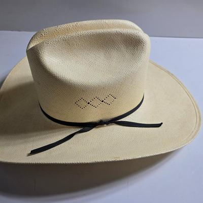 Trio of Straw Cowboy Hats – Western Ranch Style