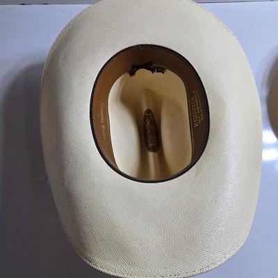 Trio of Straw Cowboy Hats – Western Ranch Style