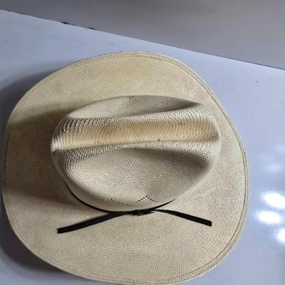 Trio of Straw Cowboy Hats – Western Ranch Style