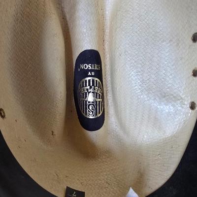Trio of Straw Cowboy Hats – Western Ranch Style