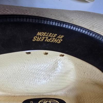 Trio of Straw Cowboy Hats – Western Ranch Style