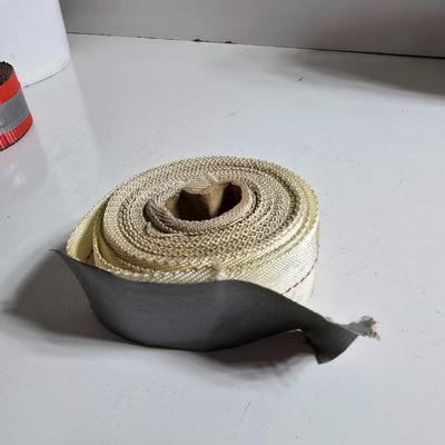 Lot of Hardware Supplies – Grip Rite Fasteners, Rope, Strapping & Brass Fittings