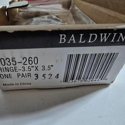 Lot of Hardware Supplies – Grip Rite Fasteners, Rope, Strapping & Brass Fittings