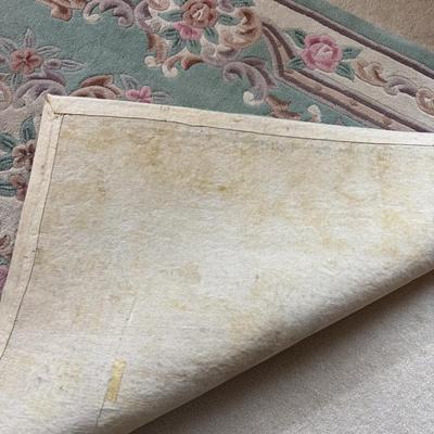 Rectangle Floral Wool Rug 4’9” x 7’9” (PBN-BM)