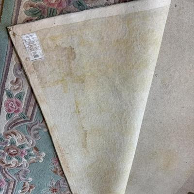 Rectangle Floral Wool Rug 4’9” x 7’9” (PBN-BM)