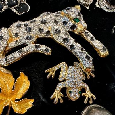 Jewelry - cats, jaguar, frog, leaf
